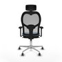 Piqueras y Crespo Chaise de Bureau 3D086G2 Bleu ciel