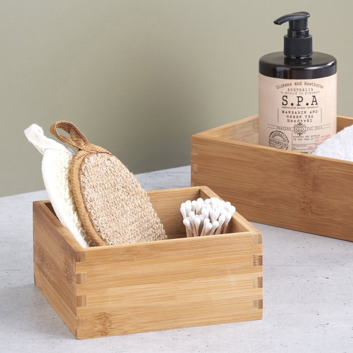 Day Boîte de rangement en bambou sans couvercle 15x15 cm Day Boîte de rangement en bambou sans couvercle 15x15 cm