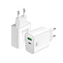 Ewent EW1325 Chargeur Rapide USB-C et QC3.0 30W Power Delivery pour iPhone 15/14 et Android