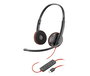 Poly Casque de bureau monoauriculaire Blackwire C3220 USB-C avec micro flexible - Pour téléconférence et musique