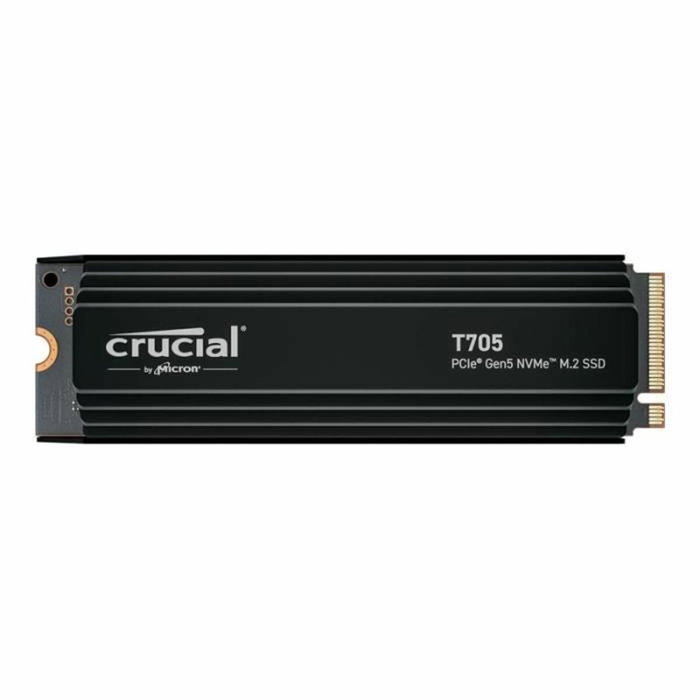 Crucial T705 SSD 2 To PCIe Gen5 NVMe M.2 avec dissipateur premium Crucial T705 SSD 2 To PCIe Gen5 NVMe M.2 avec dissipateur premium