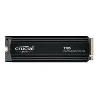Crucial T705 SSD 2 To PCIe Gen5 NVMe M.2 avec dissipateur premium Crucial T705 SSD 2 To PCIe Gen5 NVMe M.2 avec dissipateur premium