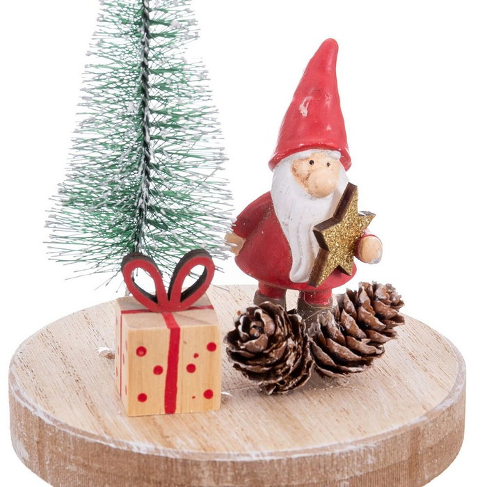BigBuy Home Figurine Décorative Père Noël Multicouleur