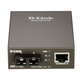 D-Link DMC-F15Sc Convertisseur Fibre Optique 100 Mbit/s 1310 nm 15 km Noir