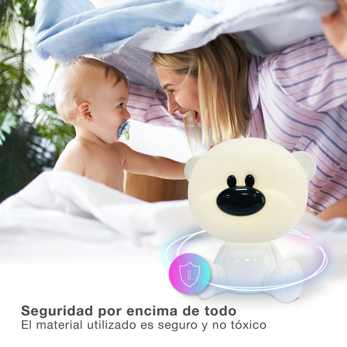 GSC Evolution Veilleuse Enfant LED Osito RGB et Lumière du Jour Blanc