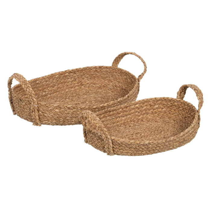 Set de basket Fibre naturelle 48 x 32 x 18 cm Set de basket Fibre naturelle 48 x 32 x 18 cm