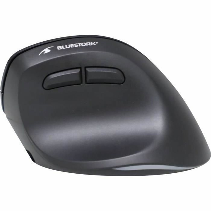 Bluestork M-WL-ERGO-LUMI Souris Verticale Ergonomique Sans Fil, Noir