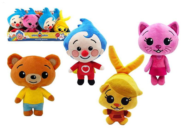Bandai Peluches Musicales Plim Plim Y Sus Amigos 20 cm - Modèles surtidos