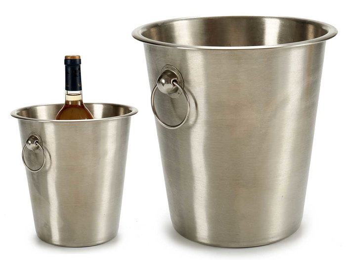 Kinvara Cubitera Acier Inoxydable Mate avec Anses 22x21x21 cm 4,5 L Argent (Set de 12) Kinvara Cubitera Acier Inoxydable Mate avec Anses 22x21x21 cm 4,5 L Argent (Set de 12)