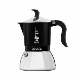 Cafetière Italienne Bialetti FIAMMETTA Noir Aluminium 4 Tasses