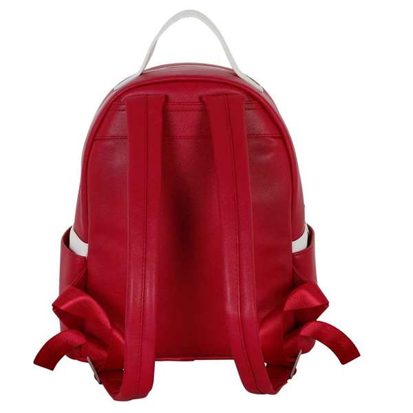 Karactermania Mochila Heady Betty Boop Varsity 24.5x15x29 cm - Sac à dos urbain PVC et polyester avec compartiments - Bordeaux