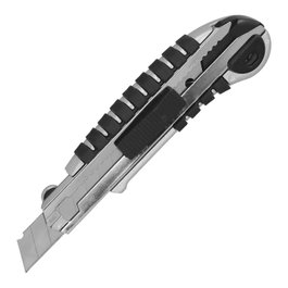 WOLFPACK LINEA PROFESIONAL Cutter Aluminium Professionnel 18mm avec 5 Lames SK5