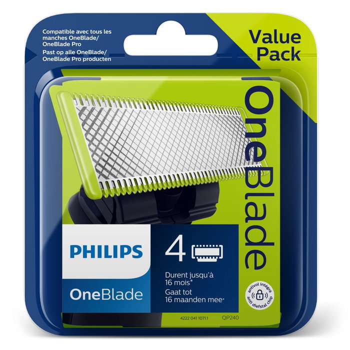 Philips Lame de rasoir QP240 / QP240/50 Argent Philips Lame de rasoir QP240 / QP240/50 Argent