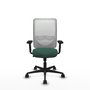 PIQUERAS Y CRESPO Chaise Zulema Synchro Vert foncé et Blanc