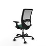 PIQUERAS Y CRESPO Chaise Zulema Synchro Vert foncé et Blanc