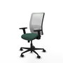 PIQUERAS Y CRESPO Chaise Zulema Synchro Vert foncé et Blanc