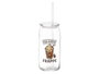 VIVALTO Verre avec couvercle et paille 600ml - Lot de 24