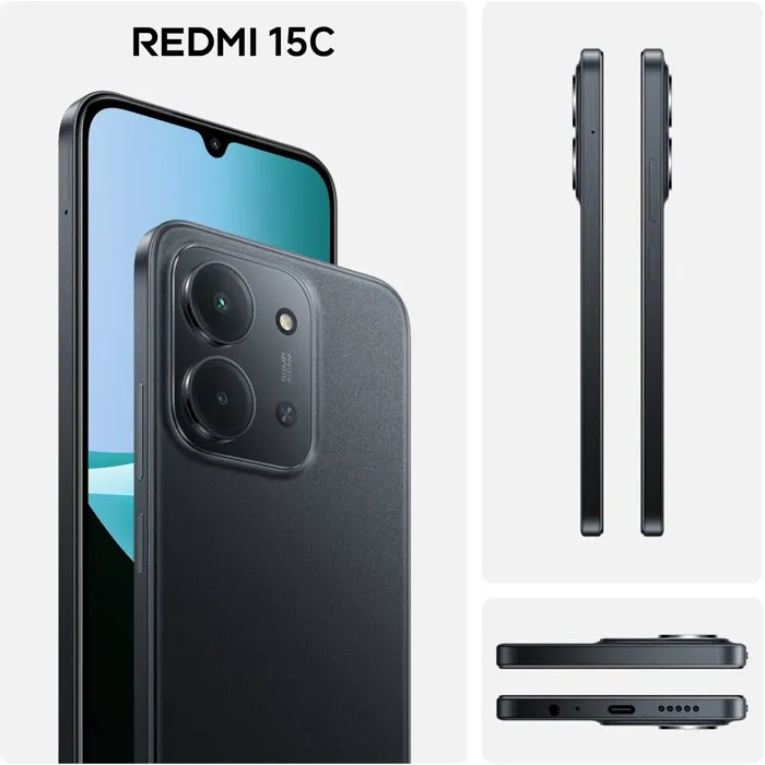 Xiaomi Redmi 15C 4/256 Go Noir