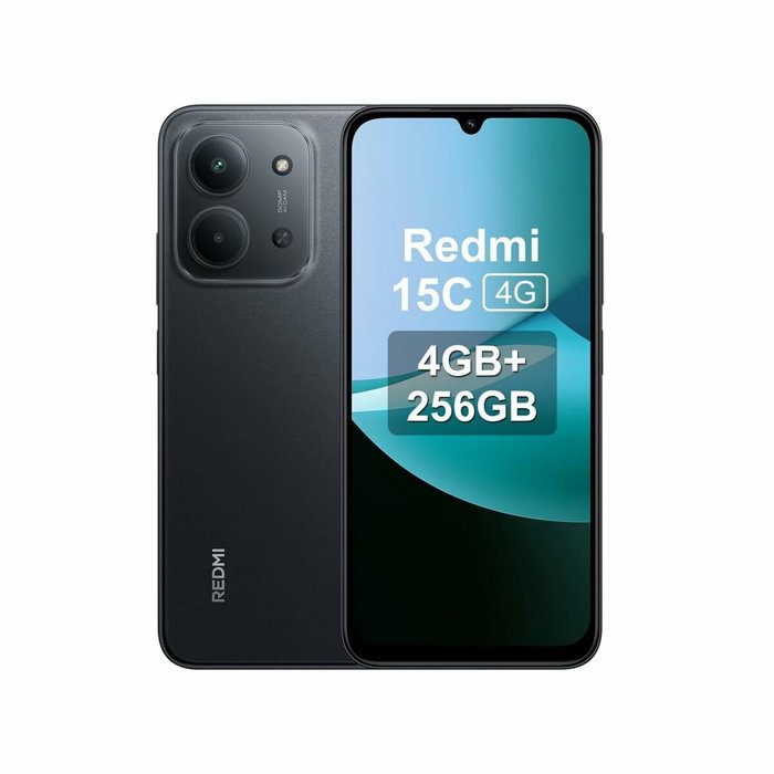 Smartphone Xiaomi REDMI 15C 4-256 BK 6,9" Octa Core 4 GB RAM 256 GB Noir Smartphone Xiaomi REDMI 15C 4-256 BK 6,9" Octa Core 4 GB RAM 256 GB Noir