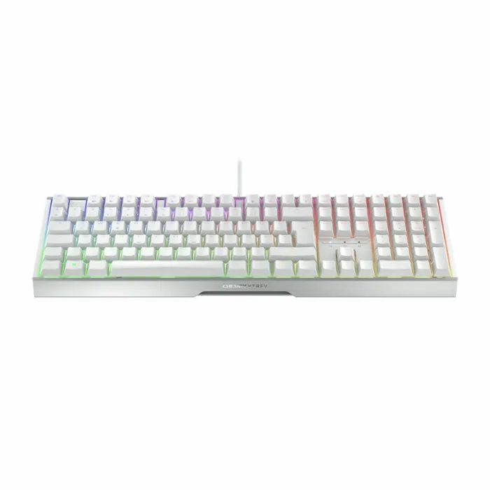 Cherry Xtrfy MX 3.1 - Clavier gaming mécanique filaire, boîtier aluminium blanc, switches Cherry MX2A, câble USB-C amovible, design ergonomique Cherry Xtrfy MX 3.1 - Clavier gaming mécanique filaire, boîtier aluminium blanc, switches Cherry MX2A, câble USB-C amovible, design ergonomique