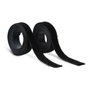 Ruban adhésif double face Inofix 2145-3 Noir 1,5 m x 2 cm Fermoir pince et boucle