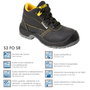 MAURER Bottes de sécurité Capua S3 antidérapantes avec semelle métallique, taille 36