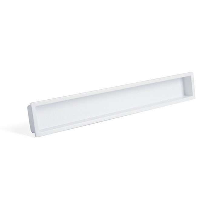 VIEFE L160 Tirador à Emboîter Cubique Longueur 160 mm Finition Noir Mat