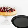 Dr. Oetker Tradition Duo de moules à charnière 26 cm et à tarte renversée 28 cm antiadhésifs en acier inoxydable pour pâtisserie
