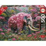 Educa Puzzle Éléphant Fleuri 500 pièces