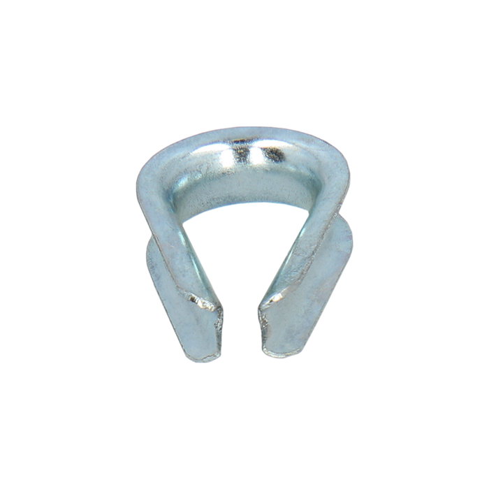 WOLFPACK LINEA PROFESIONAL Cosse-cœur zinguée pour câble 12 mm