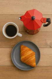 Pezzetti Italexpress Cafetière Italienne en Aluminium, Rouge, 6 Tasses