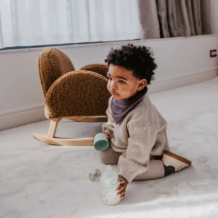 Suavinex - Set Nouveau-Né Birdies 0-6 Mois Vert - 1 Sucette SX Pro et 4 Biberons en Silicone Souple (2x150ml + 2x270ml)