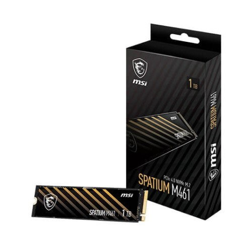 MSI SPATIUM M461 SSD Interne M.2 1 To PCIe Gen4 4.0 - Disque Dur Solide