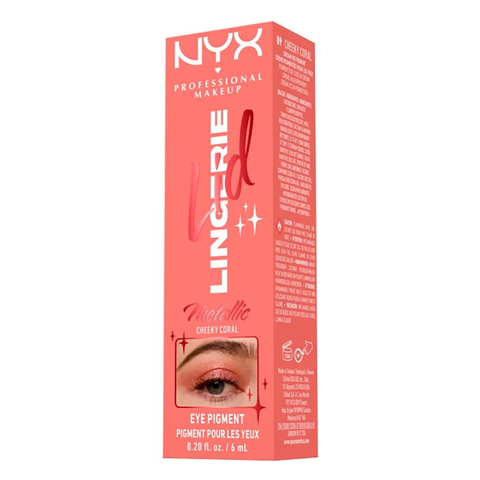 Nyx Professional Make Up Ombre à paupières Matte Lid Lingerie Cheeky Coral