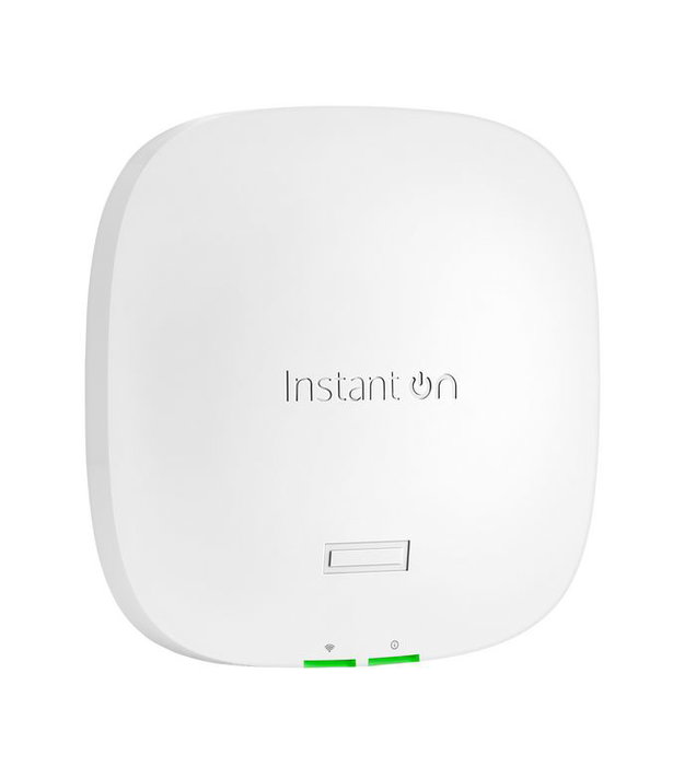 Hewlett Packard Enterprise Point d'accès Wi-Fi 6 Instant On AP21 (RW), double radio 2x2, pour espaces réduits (jusqu'à 50 appareils, 1500 pi²) Hewlett Packard Enterprise Point d'accès Wi-Fi 6 Instant On AP21 (RW), double radio 2x2, pour espaces réduits (jusqu'à 50 appareils, 1500 pi²)