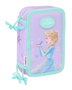 Safta Plumier triple 37 pièces - Univers Frozen - Avec 4 planches à dessin et accessoires - 12.5x19.5x5.5 cm