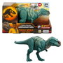 Mattel Jurassic World Wild Roar Majungasaurus HTK76 - Figurine Dinosaure avec Attaque, Rugissement et Articulations Mobiles - Jouet pour Enfants de 4 Ans et Plus
