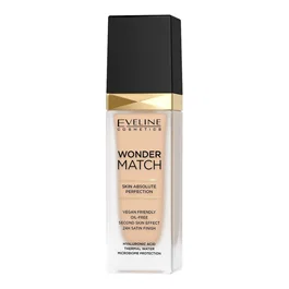 Eveline Cosmetics Wonder Match Skin Absolute Perfection Fond de teint liquide 11, Amande