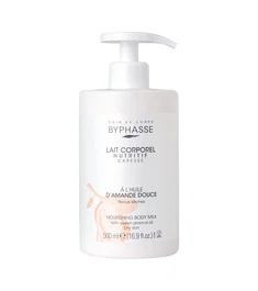 Byphasse Lait Corporel Nourrissant à l'Huile d'Amande Douce 500 ml