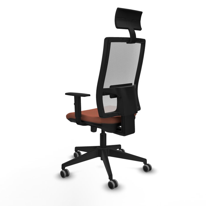 Piqueras y Crespo Chaise de Bureau 1D066G1 Marron et Blanc