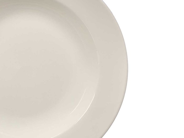 VESSIA Plat creux en porcelaine Blanco 24,5 cm