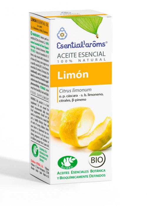 ESENTIAL AROMS Huile Essentielle BIO Limon 10ml