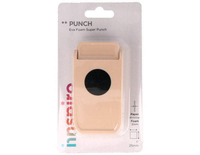 Innspiro Perforatrice de formes Eva Foam Super Punch cercle 25mm