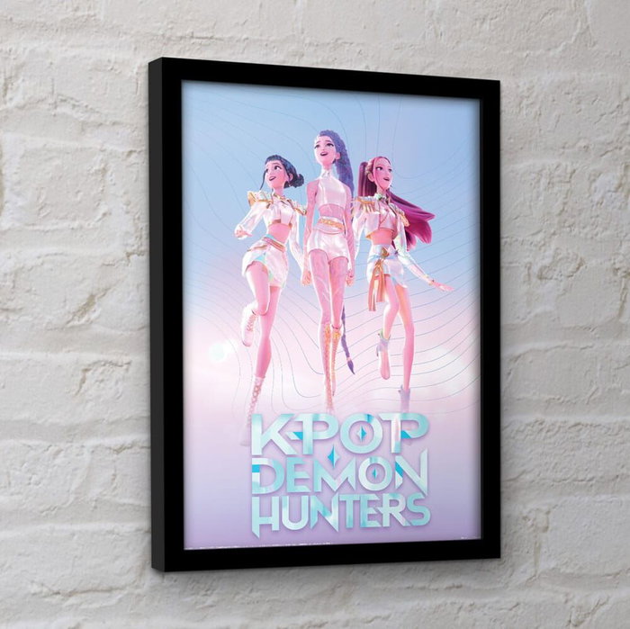 Pyramid International Poster encadré KPop Demon Hunters Collector Print Trio