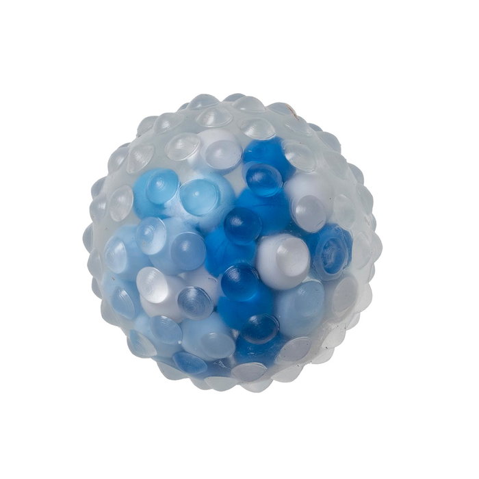 HTI Pelote Moléculaire Squeezable et Élastique de Décompression - Lot de 12 - Langues: Anglais, Français, Allemand, Italien, Portugais, Espagnol - +3 ans