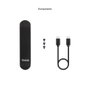 Tooq Carcasse pour SSD M.2 NGFF/NVMe, USB-C et USB-A, Noir
