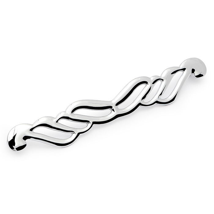 HERRAJES ALK Moustache Tirador Zamak 192mm Chrome Finish