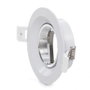 Bague Projecteur Downlight Rond GU10 Ø92mm - Blanc