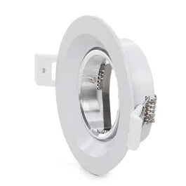 Plafonnier LED Encastré Rond GU10 Ø92mm - Blanc