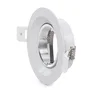 Plafonnier LED Encastré Rond GU10 Ø92mm - Blanc
